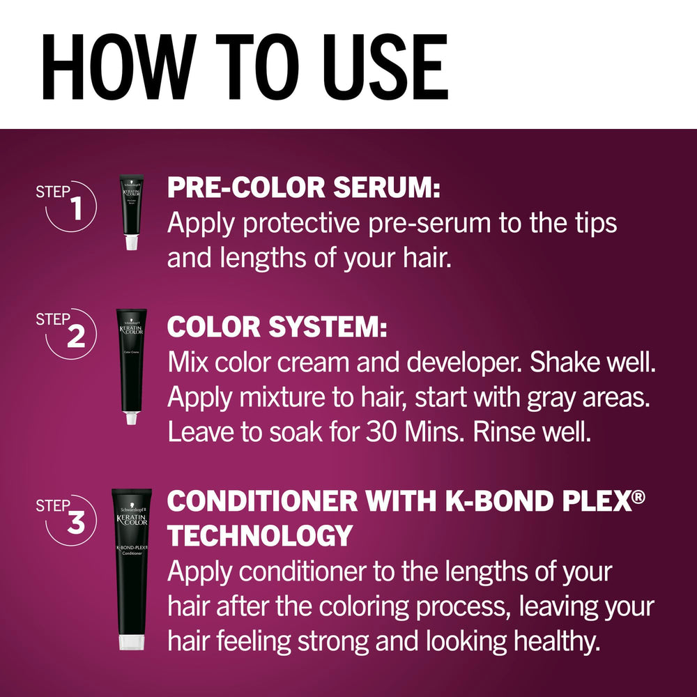 Schwarzkopf Color Keratina: guantes desechables para una aplicación limpia.