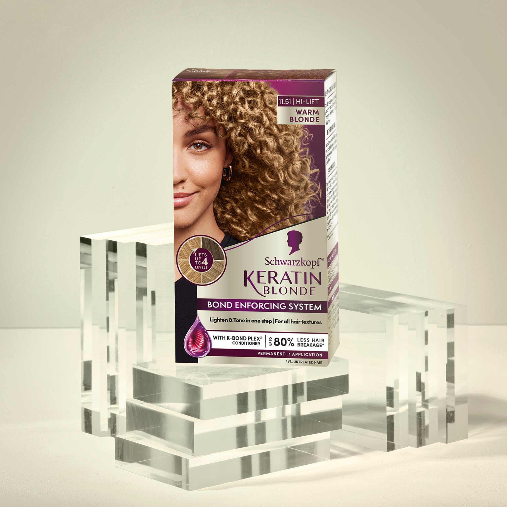Schwarzkopf keratina rubio textura del cabello bien cuidada