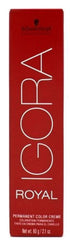 Schwarzkopf Igora Royal 4-88, pintura para pelo marrón rojo con color duradero.