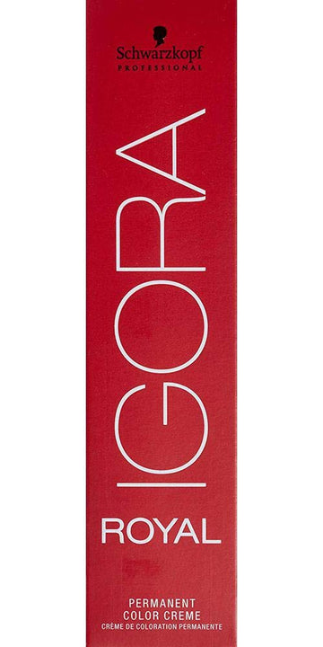 Schwarzkopf ROYAL IGORA 60 ml 7-00, kit de color profesional para salones.