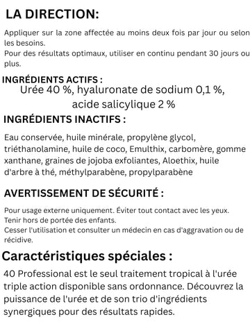 Envase de 4 onzas de BARE 40 PRO.
