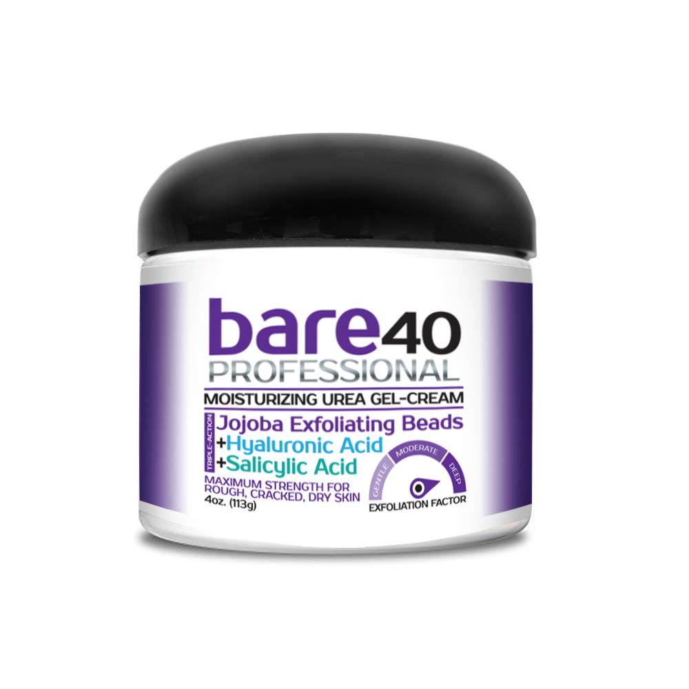 Gel exfoliante BARE 40 PRO para pies y cuerpo, piel más suave.