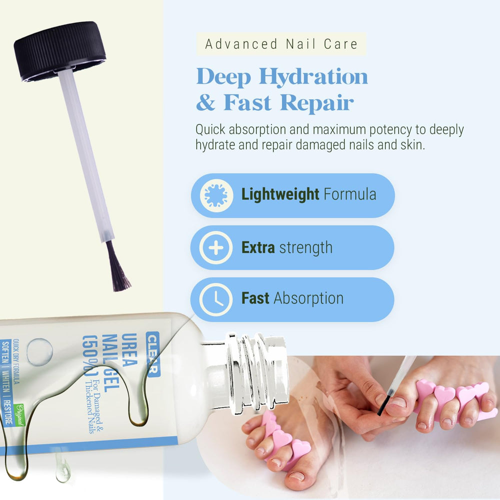 Scientific Solutions Global Urea 50 Nail Gel: uñas descoloridas y dañadas mejoradas