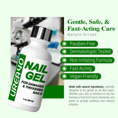 Urea Nail Gel softening thick nails for smoother texture by Scientific Solutions Global.