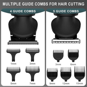 Scttomon corte de pelo con guías 3–15 mm para longitudes uniformes.