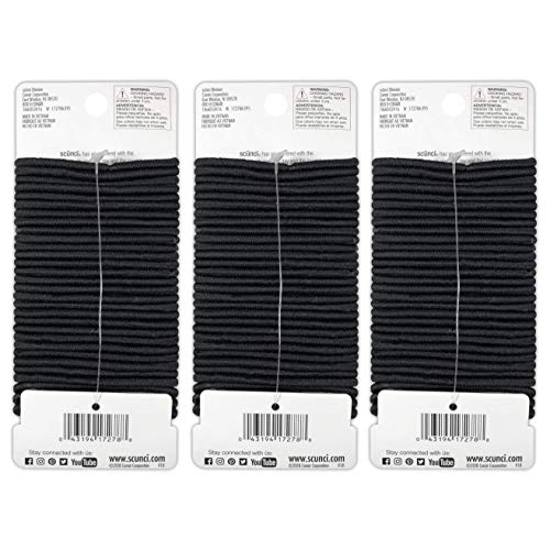 Scunci Effortless Beauty elásticos sin daño 4mm para uso diario