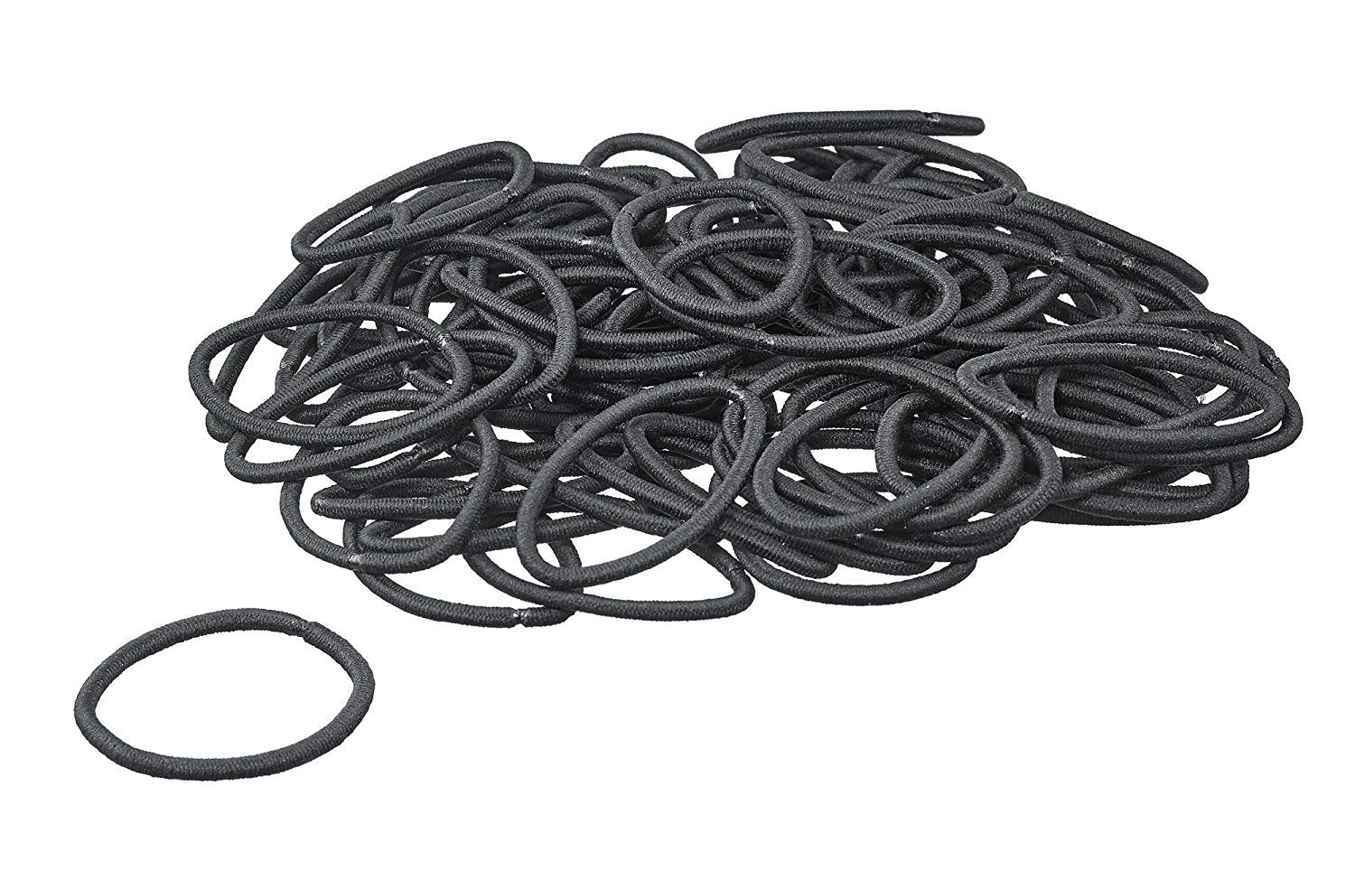 Elásticos Scunci sin metal, cuidan el cabello y evitan daños en puntas.