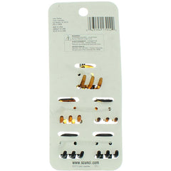 Pinza mini Scunci antideslizante carey para secciones.