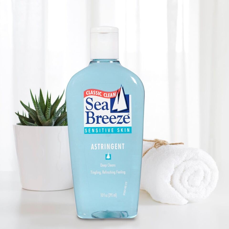 Sea Breeze uso diario para piel sensible sin resecar.