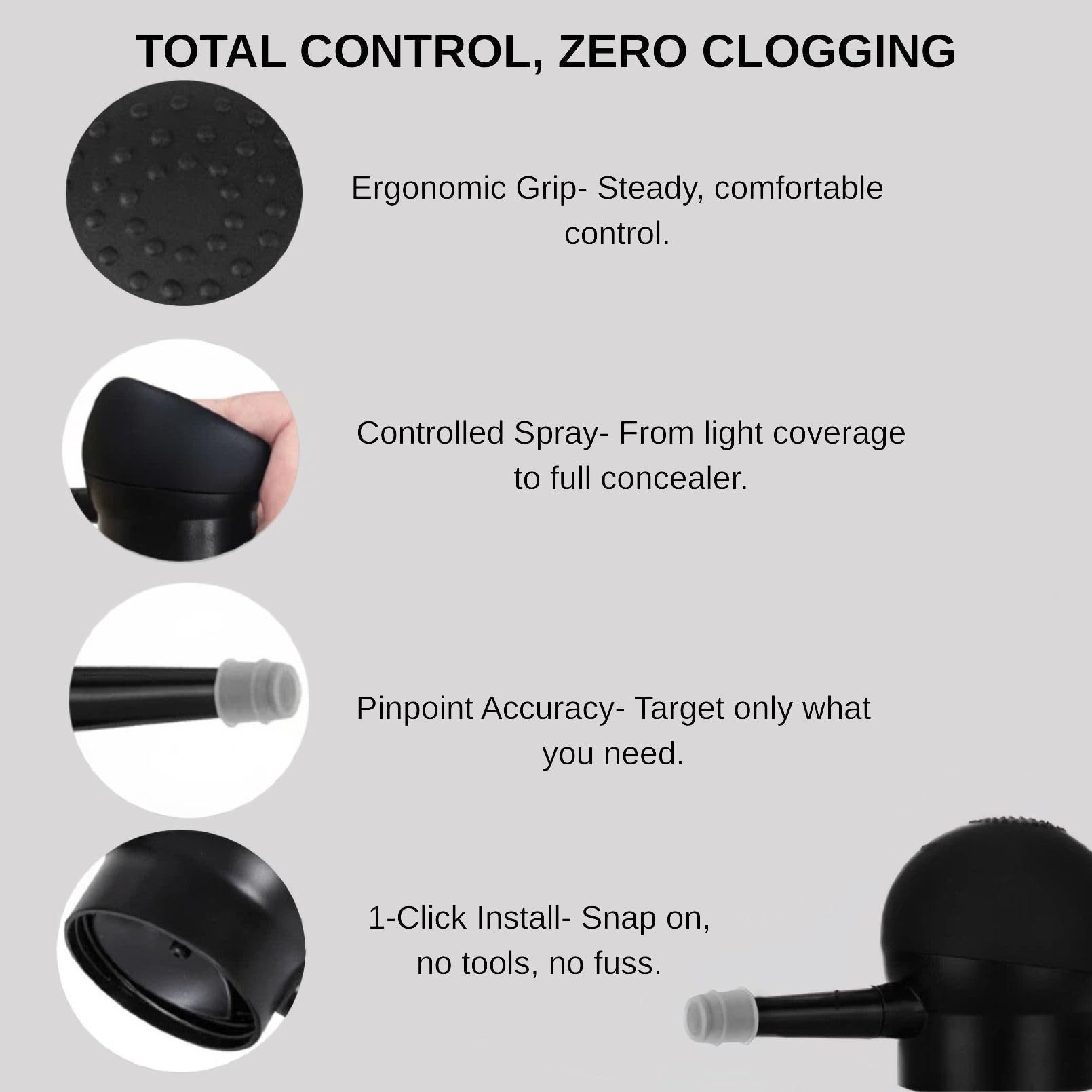 Seaboll aplicador pulverizador profesional para aplicación precisa y limpia