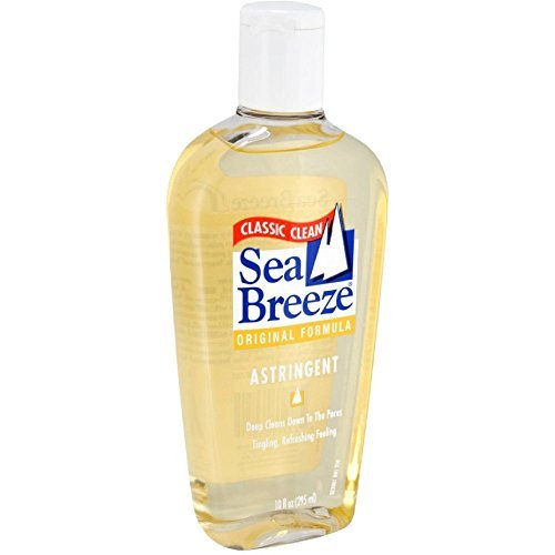 Seabreeze astringente fórmula original, frasco clásico, uso diario con sensación fresca.