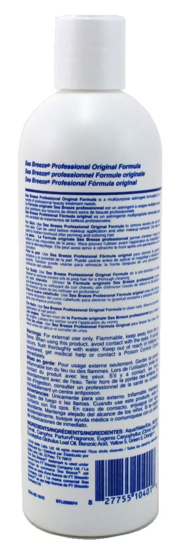 Aplicación previa al lavado con Seabreeze para controlar aceites.