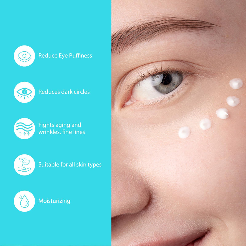 Seacall travel-size eye cream tube convenient for on-the-go use.
