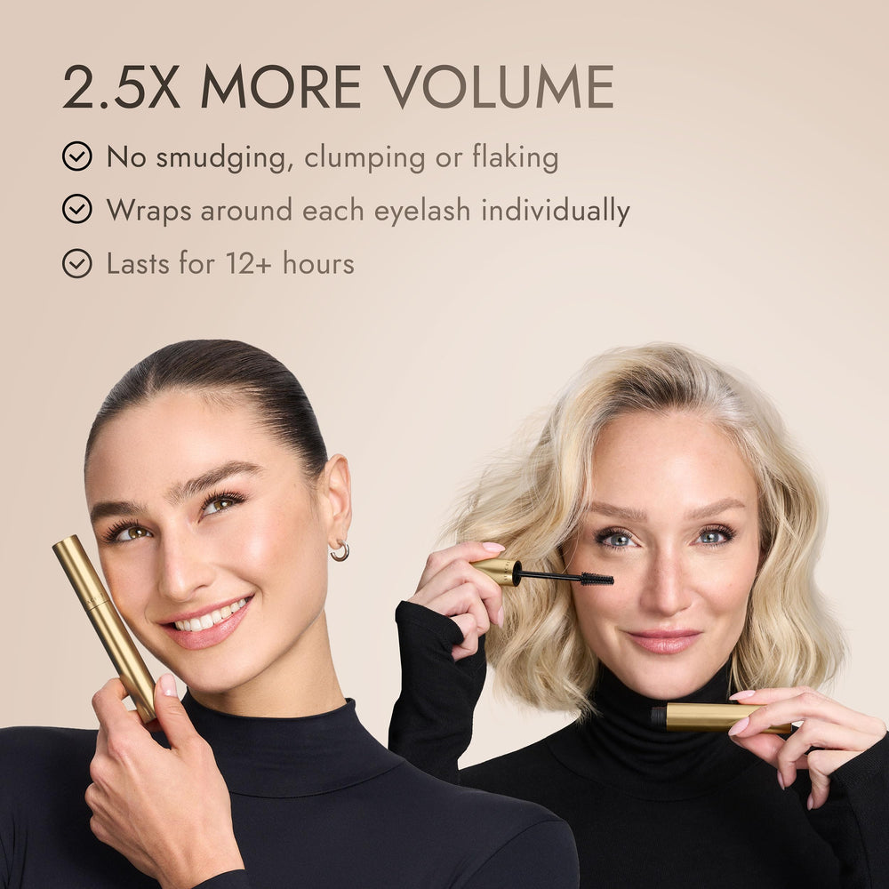 SEACRET Minerals Tubing Mascara textura suave facilita la aplicación.