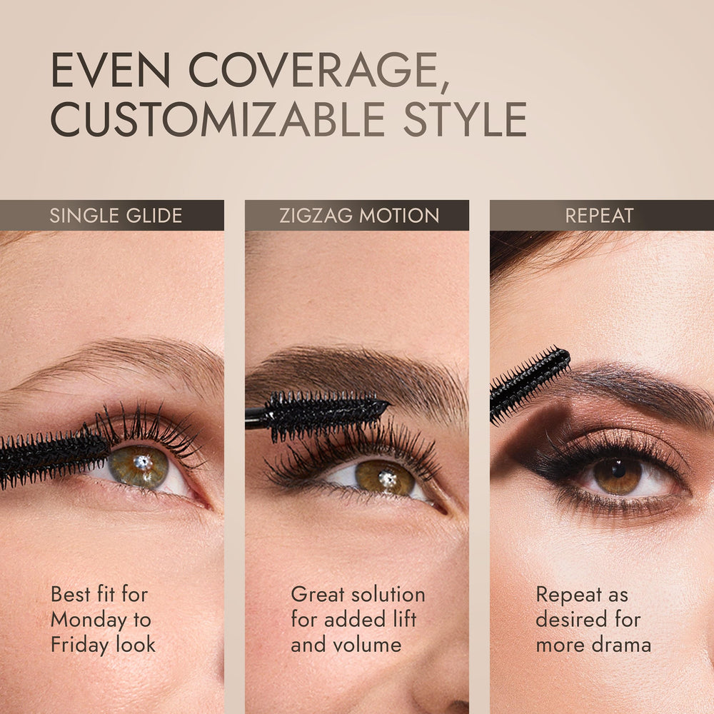 SEACRET Minerals Tubing Mascara evita panda eyes gracias a su fórmula duradera.