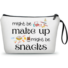 SEAMOON bolso cosmético frontal con frase de amistad, ideal regalo.