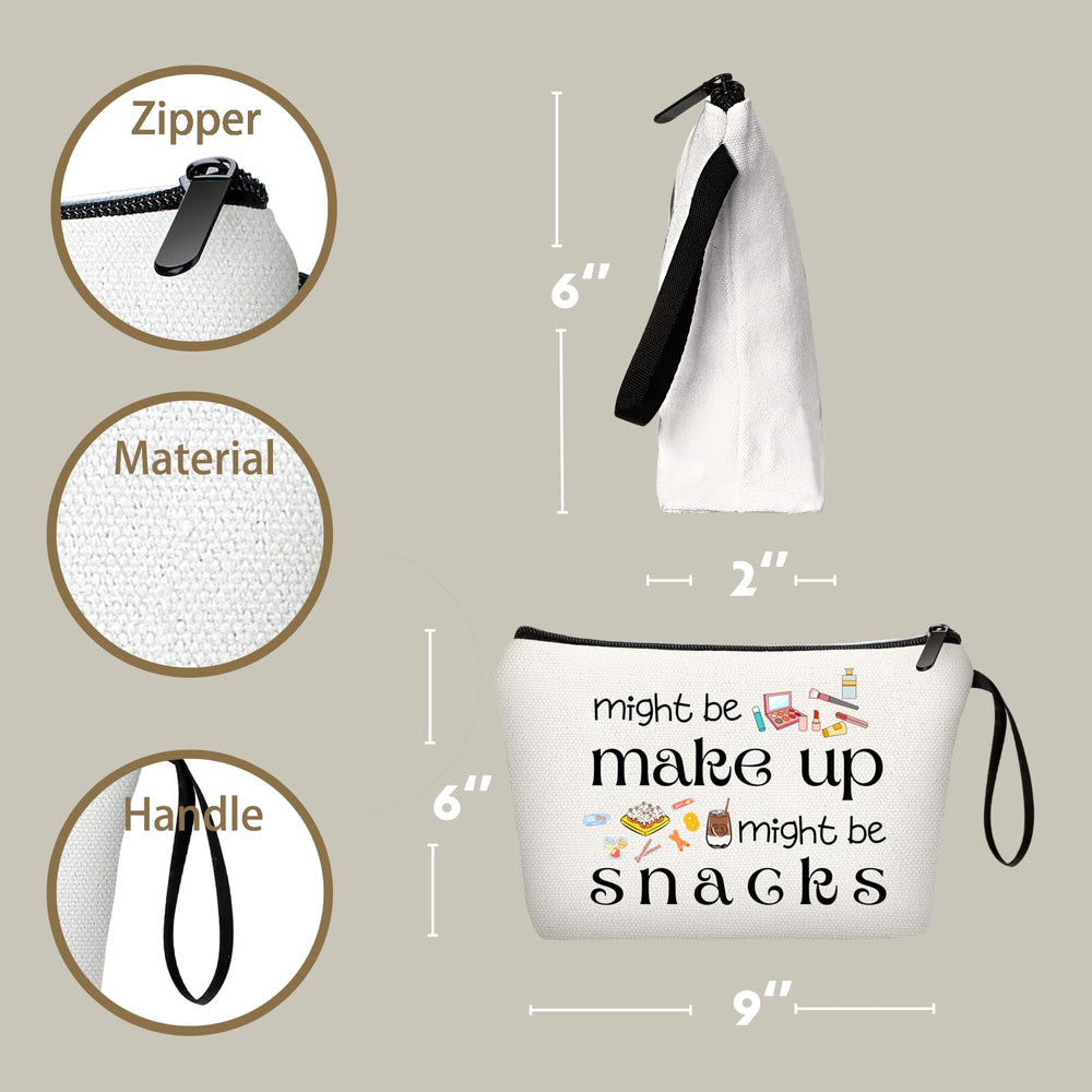 SEAMOON bolso cosmético trasero con diseño divertido, perfecto para sorprender.