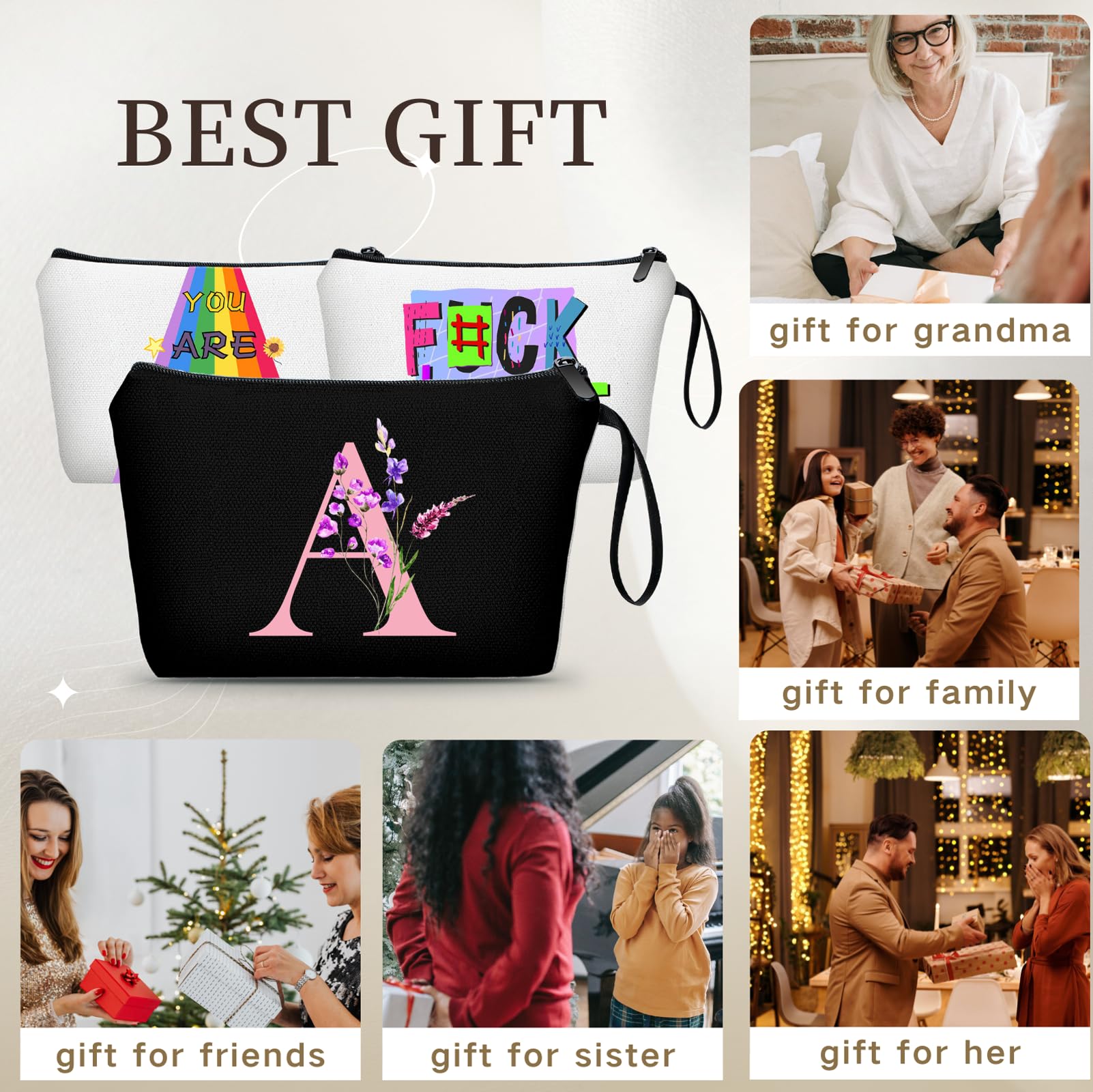 SEAMOON diseño único con inicial para regalo especial.