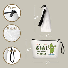 SEAMOON regalo divertido para adolescente, bolsa maquillaje compacta diaria