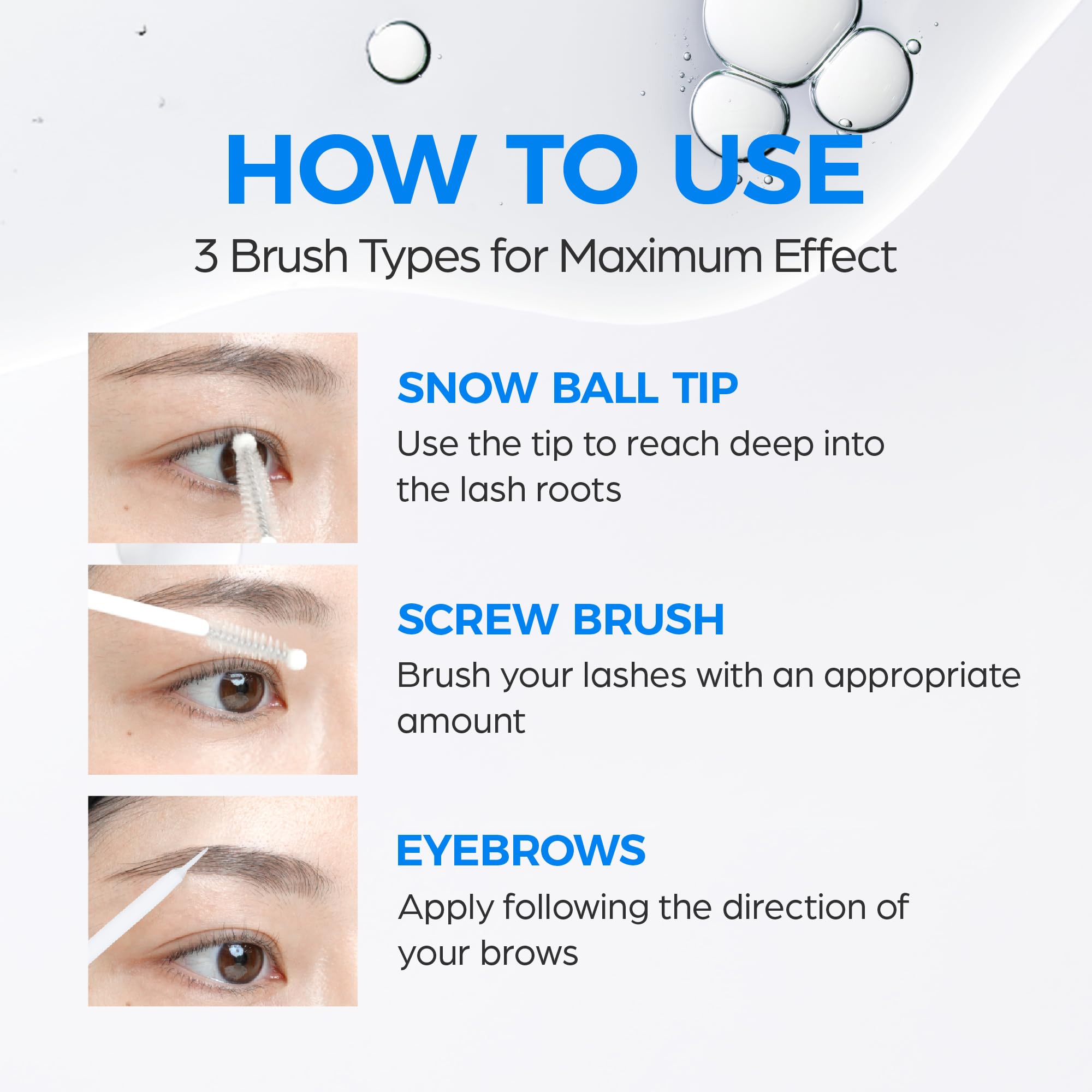 Extracto de alga Namhae en Lashrum para acondicionar pestañas