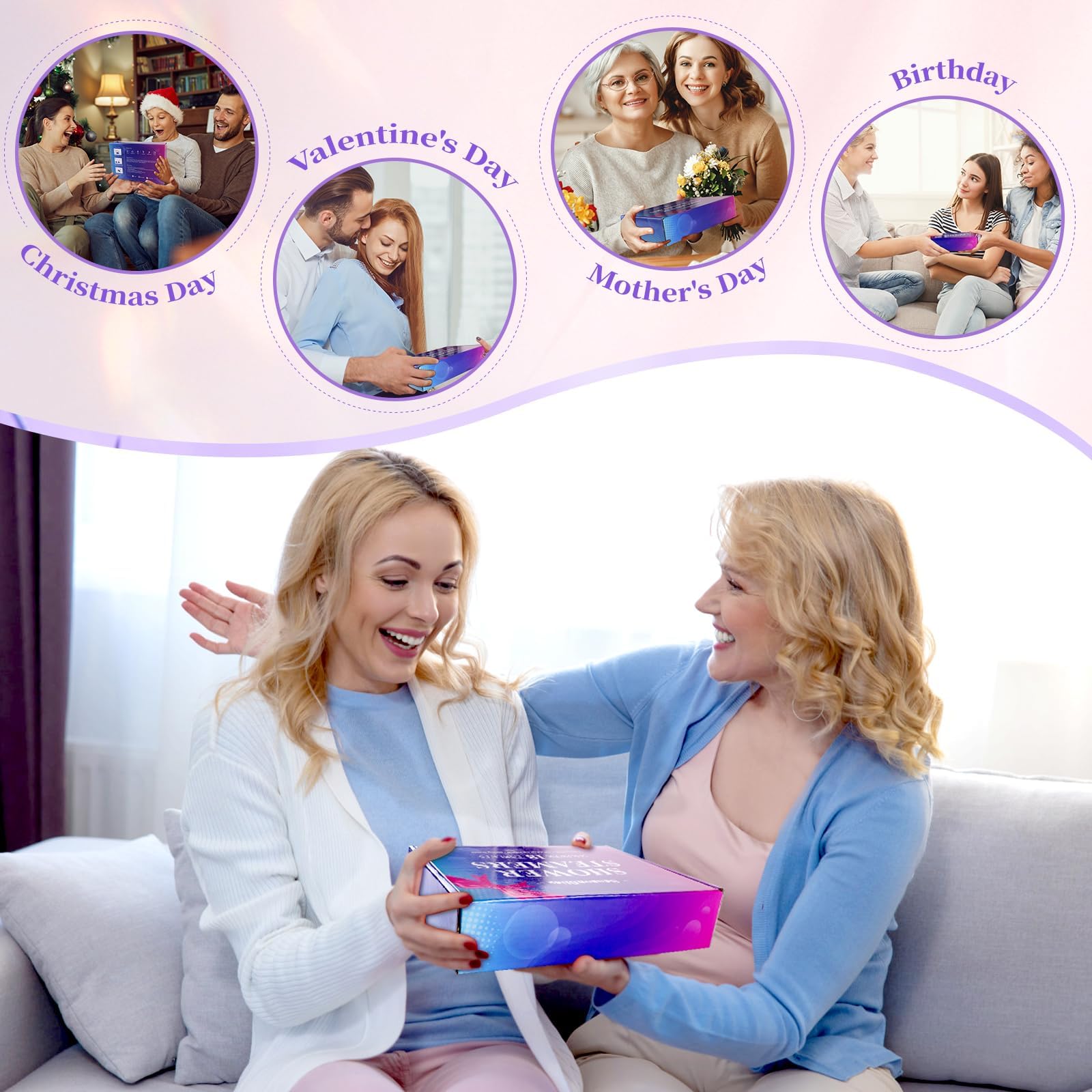 SeasonBliss pastillas ducha lavanda, aroma calmante para un cierre suave.