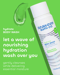Seaweed Bath Co. Hidrate: espuma cremosa para una ducha vigorizante.