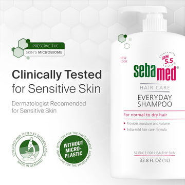 SEBAMED champú diario envase de 1 litro práctico para uso diario
