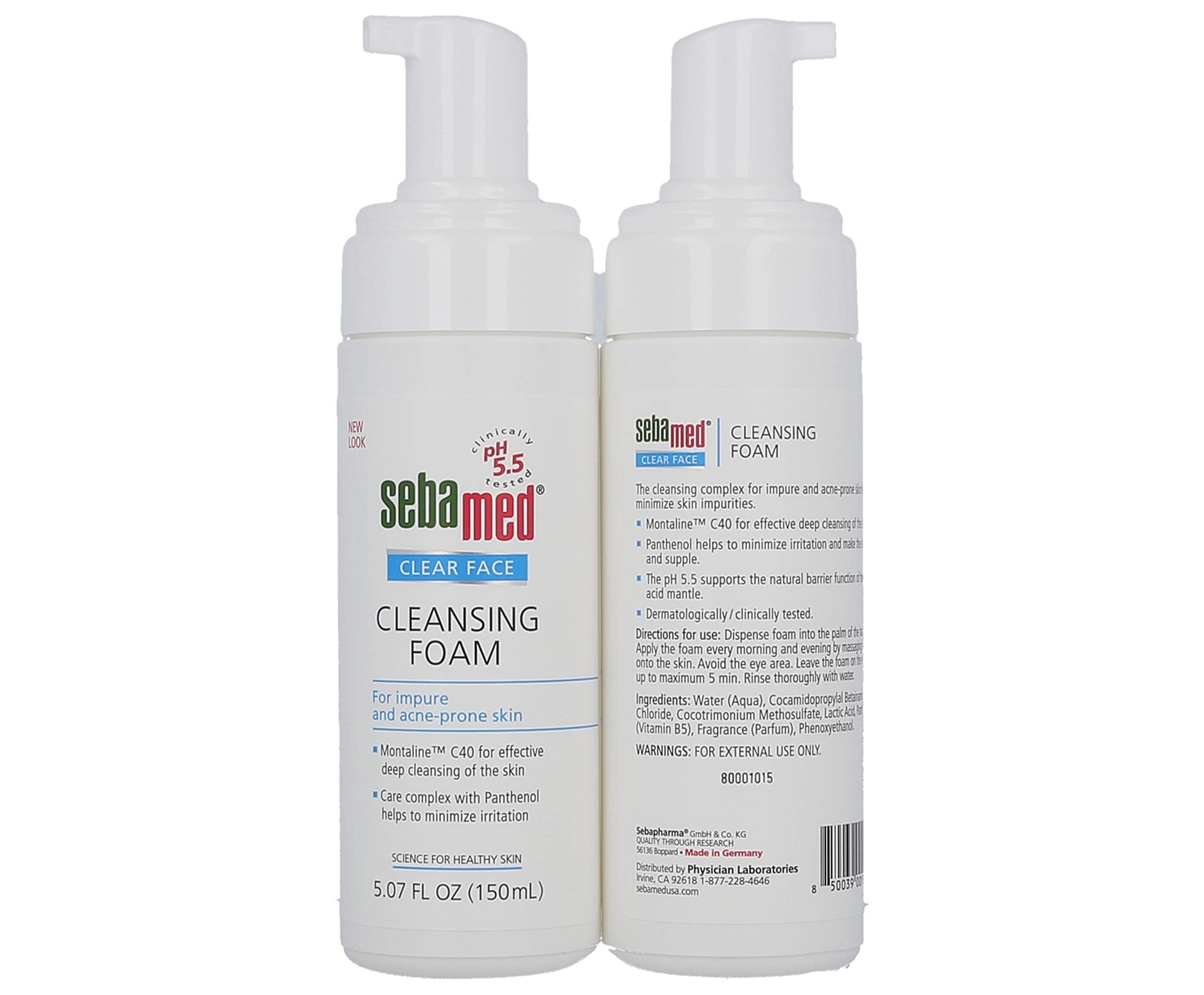 SEBAMED Clear Face textura refrescante para piel grasa y limpia.