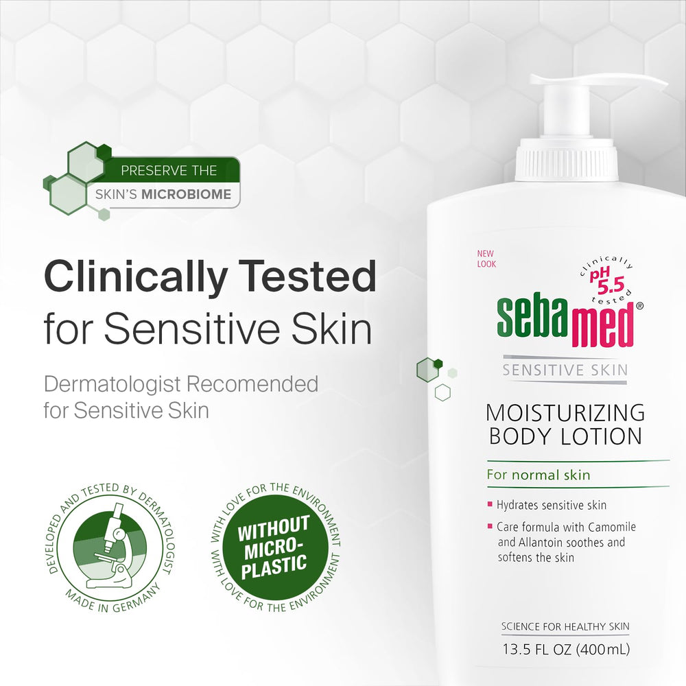 Eco-friendly ingredients illustration representing responsible skincare by SEBAMED