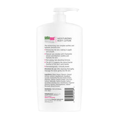 Primer plano de la textura suave de SEBAMED para hidratación diaria.