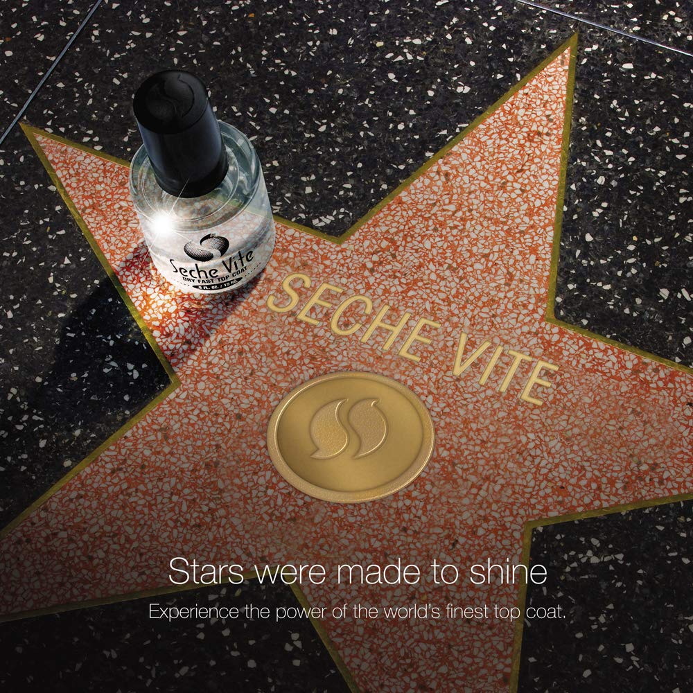 Seche Vite: acabado espejo que realza el color de la manicura.