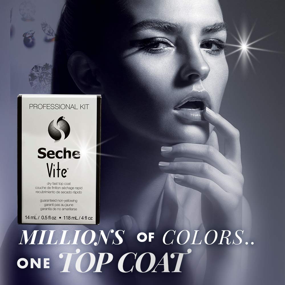 Seche Vite: aplicación fácil para un acabado liso en uñas.
