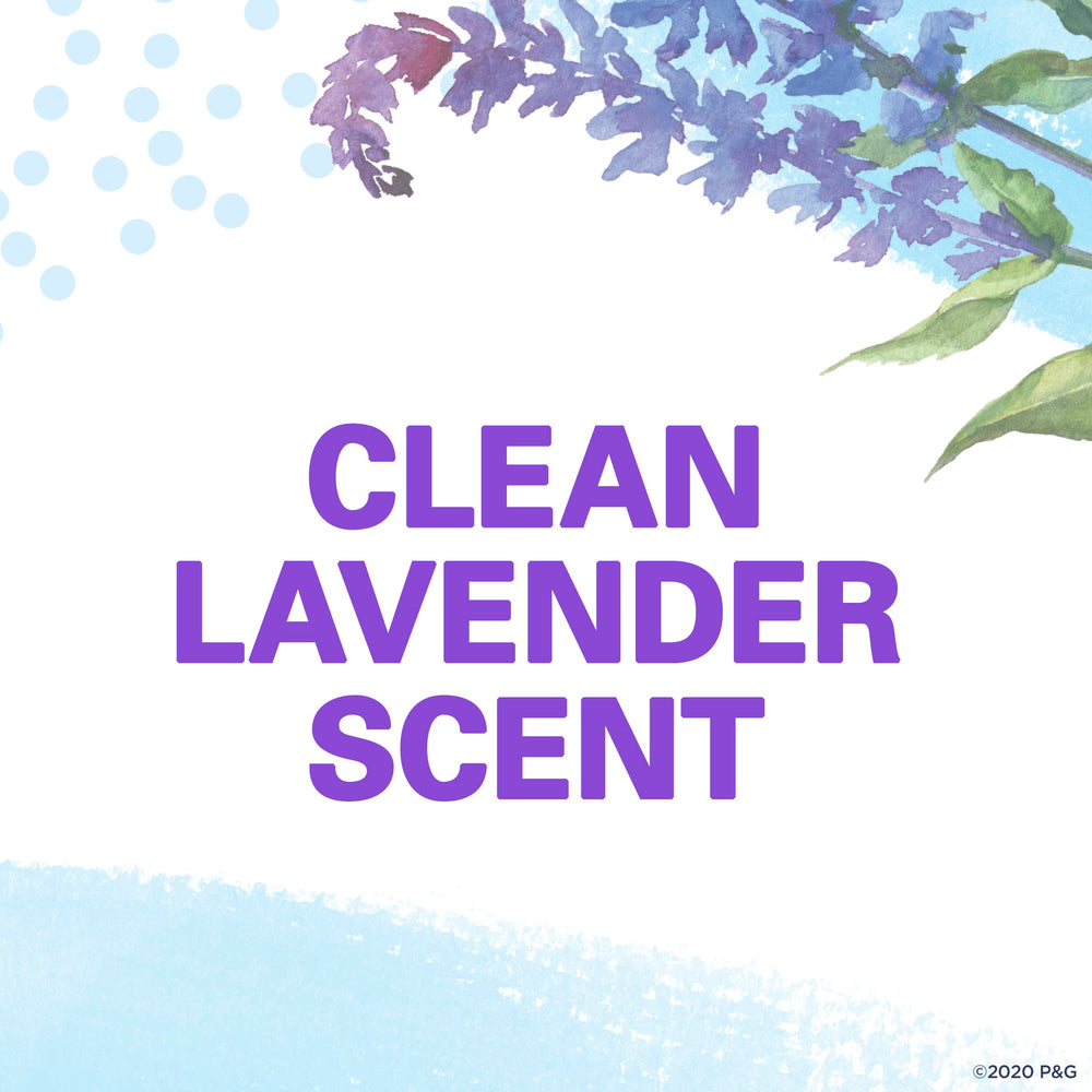 Botella de Secret barra invisible lavanda iluminada por contraluz