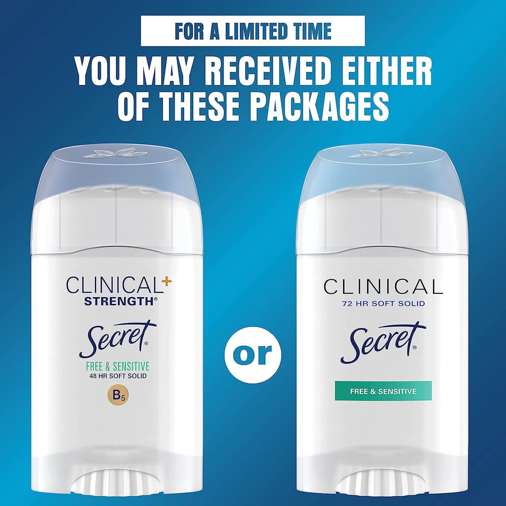 Secret Clinical Strength Soft Solid daily-use shot illustrates easy application.