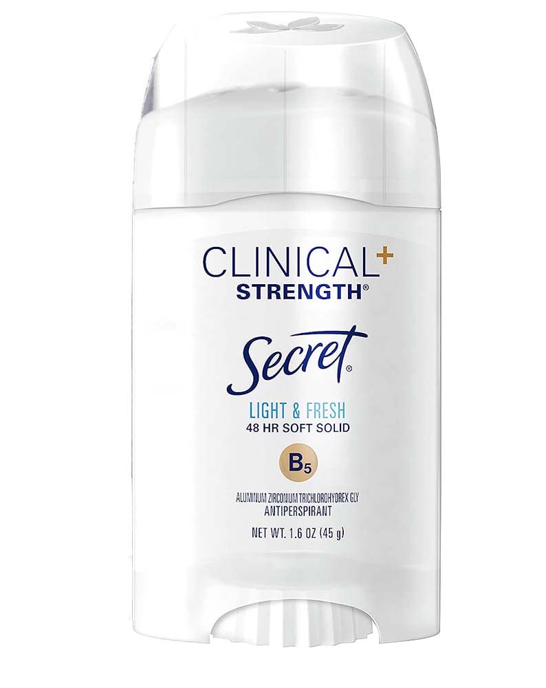 Secret Clinical Strength Soft Solid fragancia Lavanda, sensación fresca.