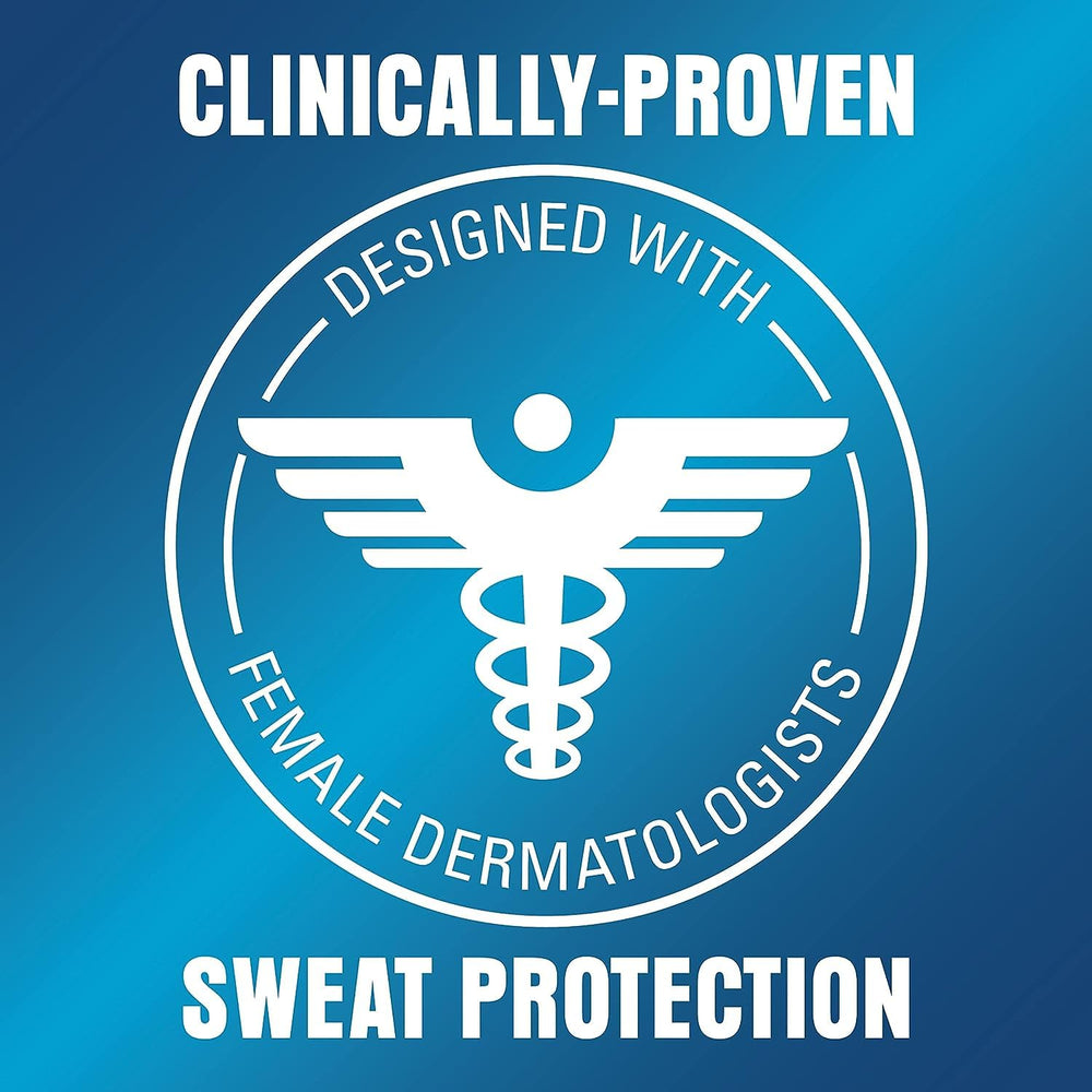 Secret Clinical Strength Soft Solid label close-up emphasizes sensitive-skin protection.