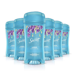 Secret desodorante para mujer en gel claro lavanda, 48h de protección.