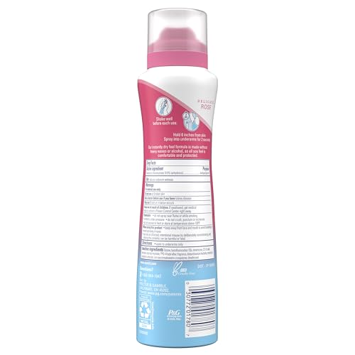 Secret Dry Spray on you at home for daily deodorant routine.