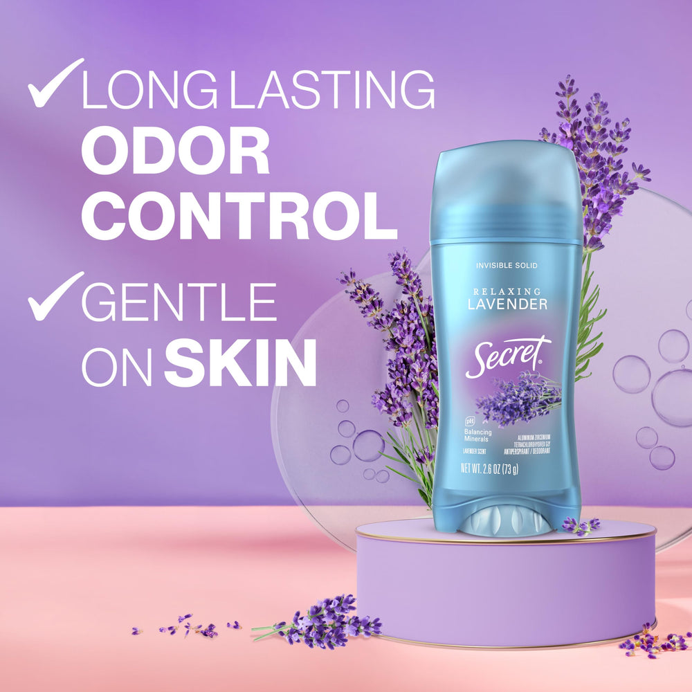 Aplicación suave de Secret Fresh desodorante invisible para comodidad diaria