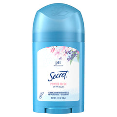 Secret desodorante para mujer en empaque compacto, ideal para viaje.