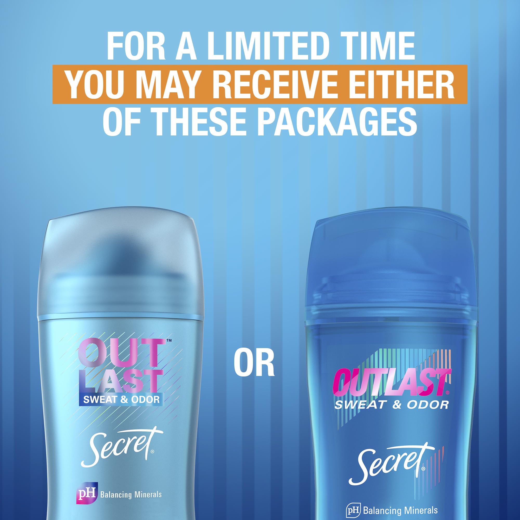 Secret Outlast combate olores y bacterias causantes del mal olor