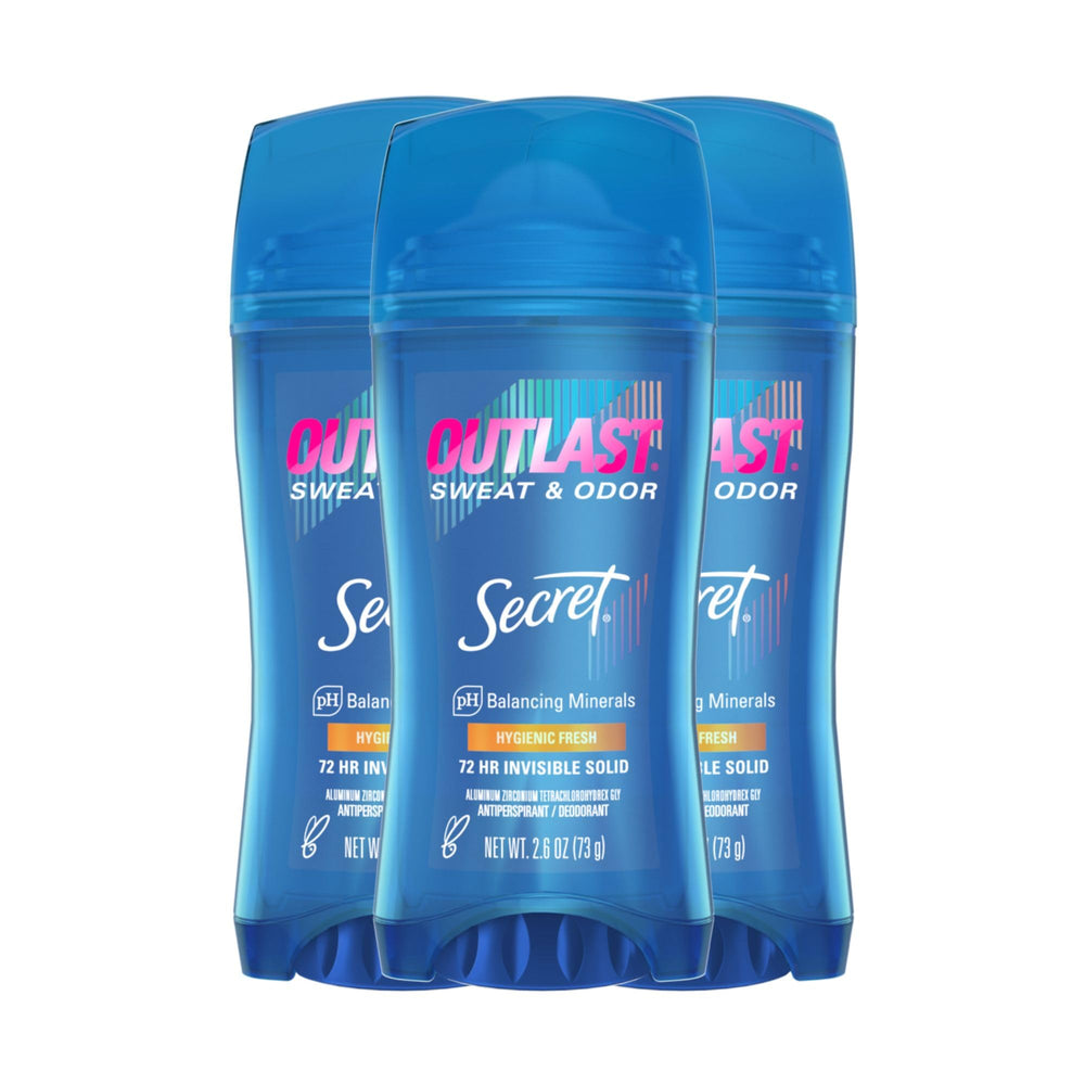 Secret Outlast desodorante mujer, protección 72h para días activos.