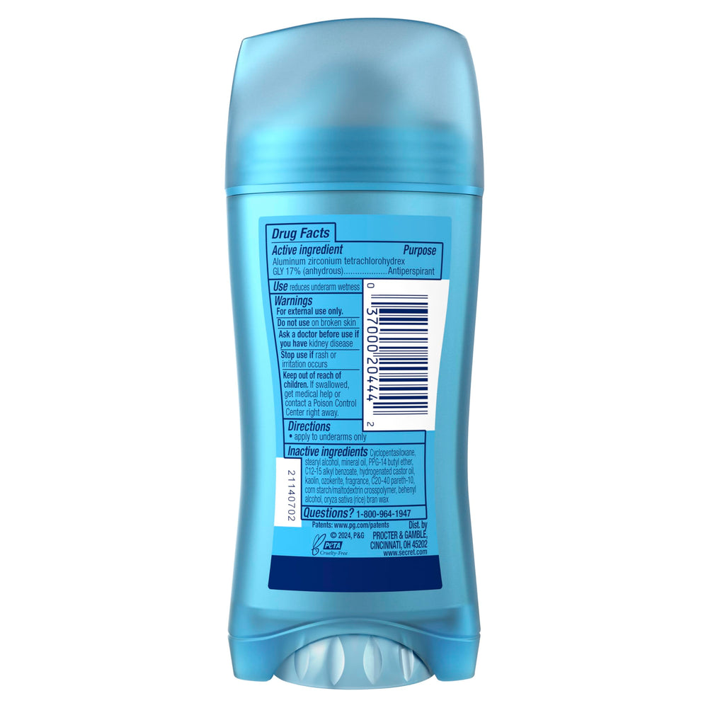 Secret pack tres unidades 2.6 oz: tamaño ideal para viajar.