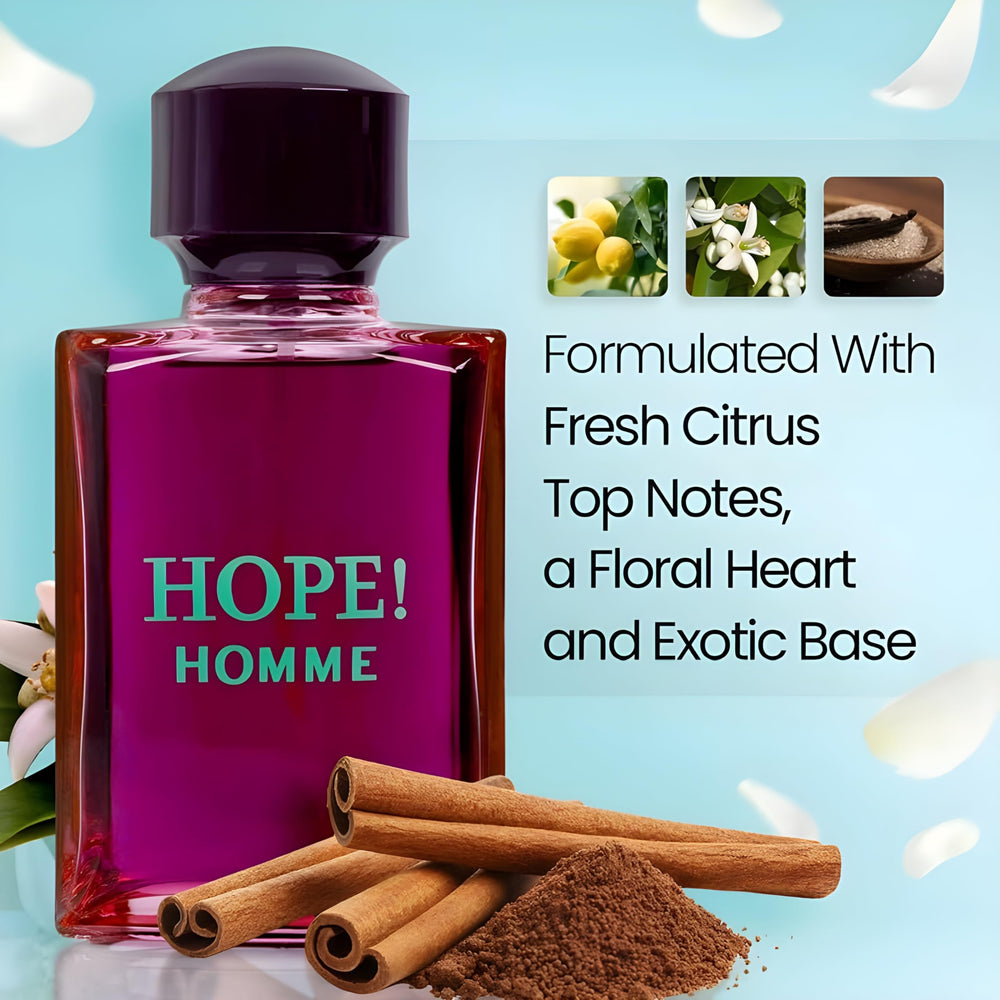 Secret Plus HOPE! HOMME aplicación suave con pulverizador