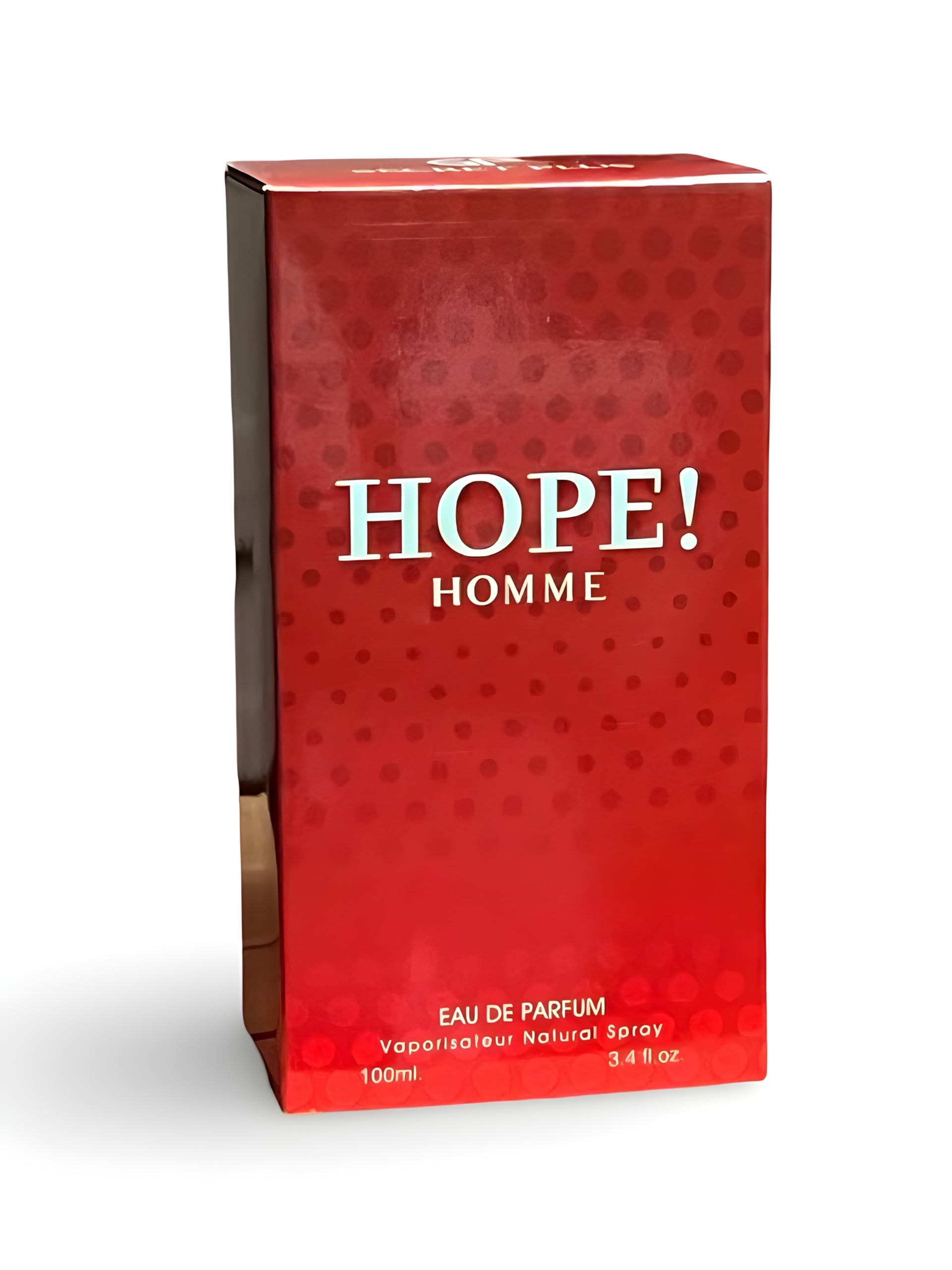 Secret Plus HOPE! HOMME detalle de embalaje y acabado