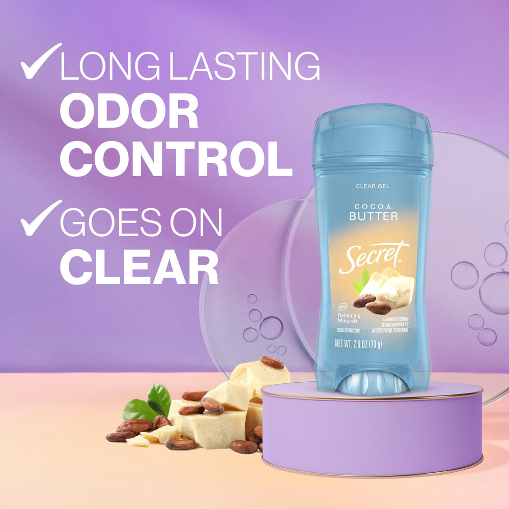 Secret protección de olor 72 horas para días activos y ocupados.
