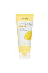 SECRETKEY gel exfoliante limón espumoso para limpieza profunda y revitalización.