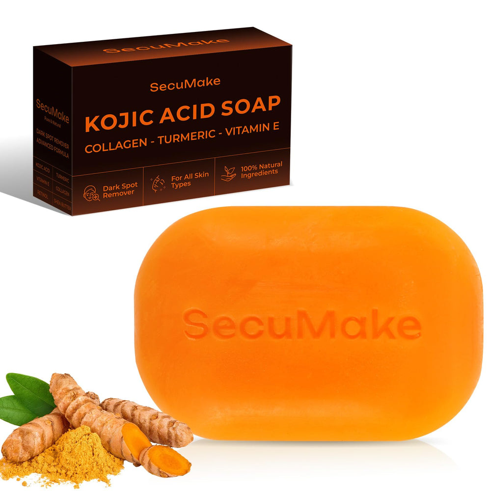 SecuMake jabón con ácido kojic iluminando tono suave de la piel