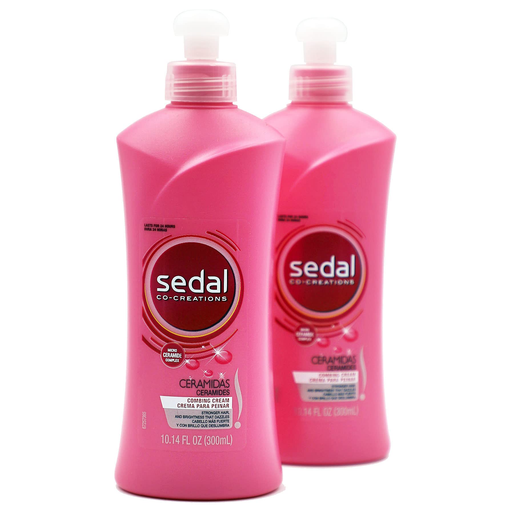 Sedal Co-Creations Ceramidas: botellas dos-pack listas para uso diario.