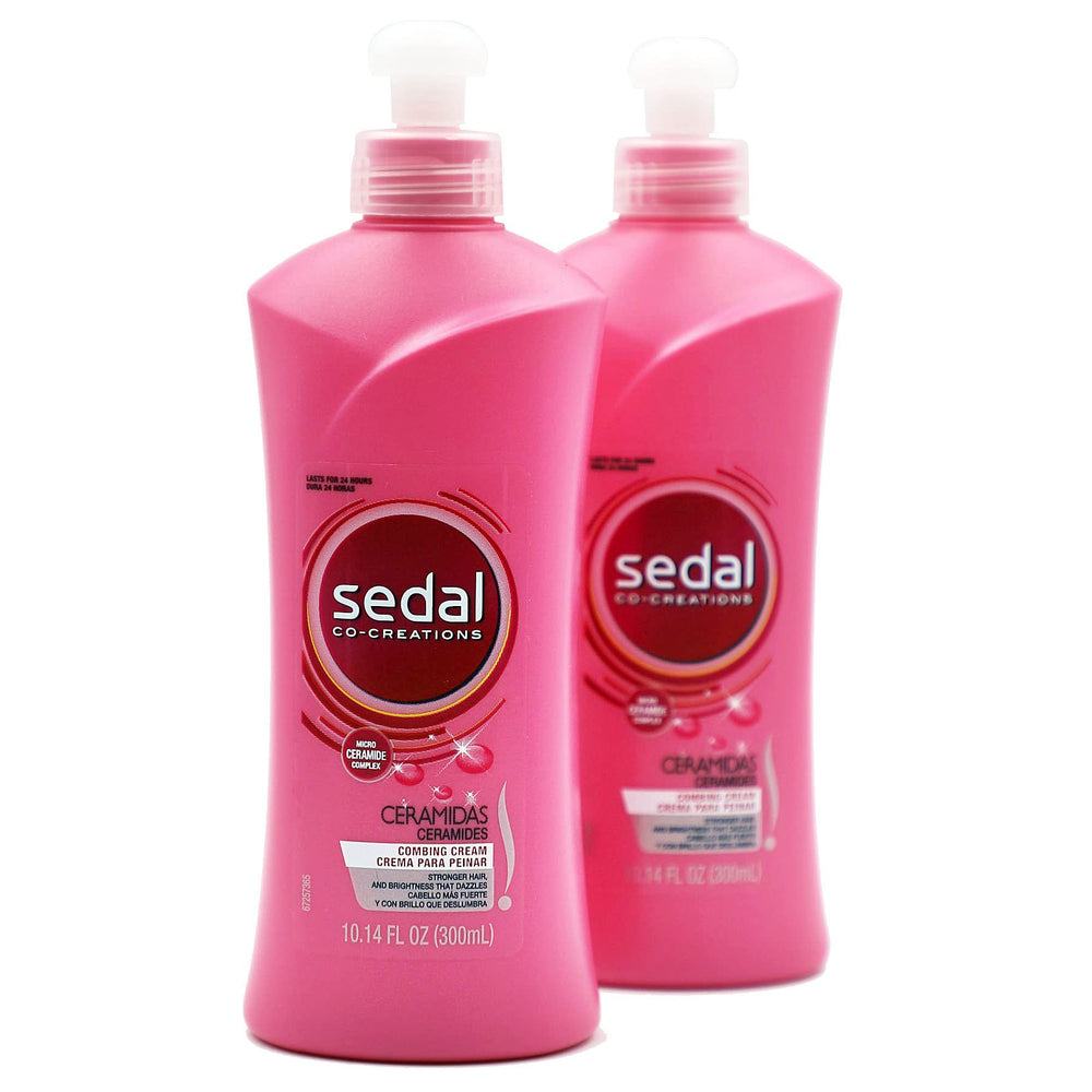 Sedal Co-Creations Ceramidas: botellas dos-pack listas para uso diario.